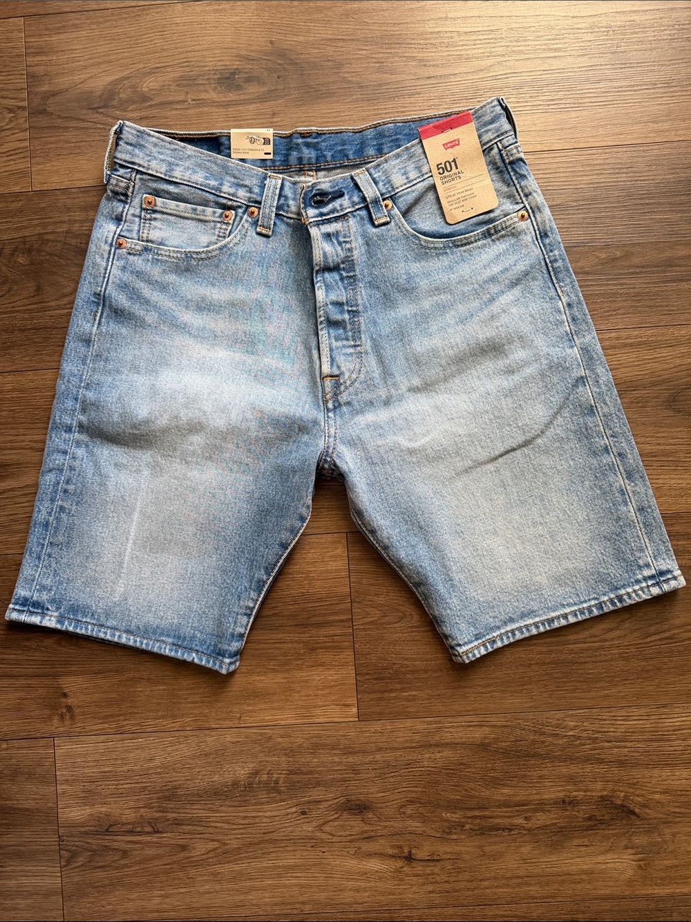 Levi's Light Blue 501 women’s Denim Shorts